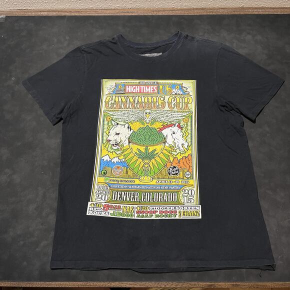 RAW Other - High Times Cannabis Cup Shirt Men RAW Snoop Dogg 2015 Denver Concert Tee